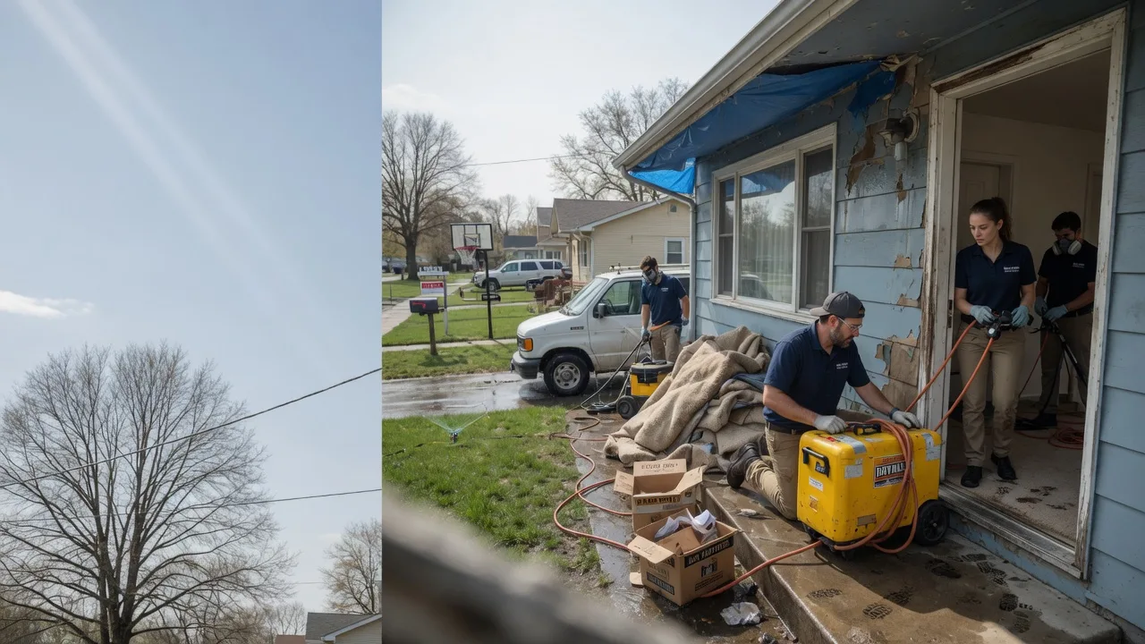 Basement Flood Cleanup in Dennison, IL near me